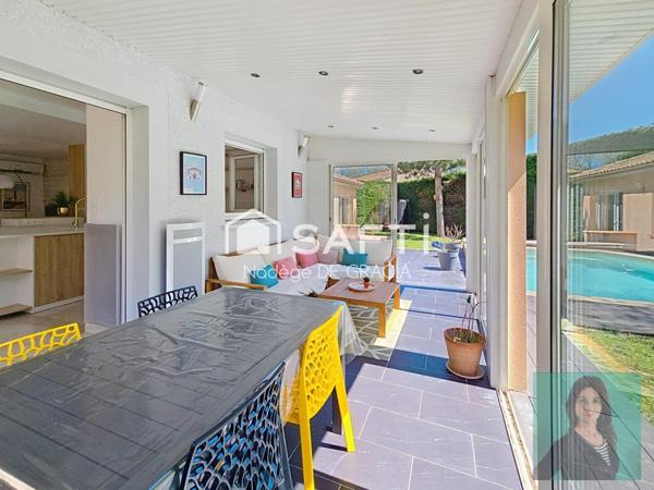 Superbe villa T6 150 m2 avec piscine + potentiel d'extension de 40m2