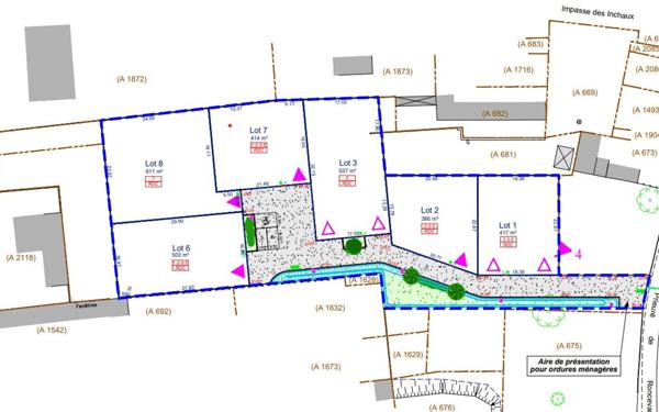 Terrain à vendre    Vérines