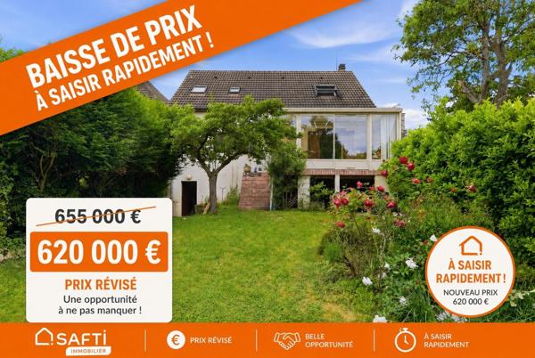 Pavillon avec jardin, terrasse et Véranda à Orly