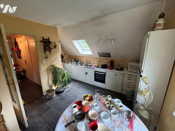 Appartement T3 (env. 68 m² habitables) au 3ème et dernier étage (sans ascenseur)