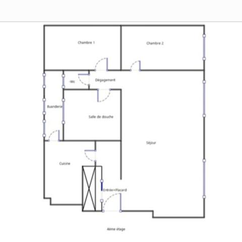 Coups de cœur T3 de 57m2 + 2 Stationnements + cave