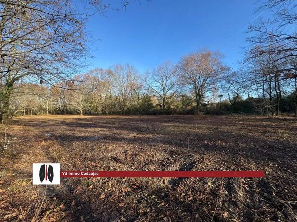 Vente immobilière : Terrain constructible à Léognan   900 m² 199 850 €- YD Immo Cadaujac.