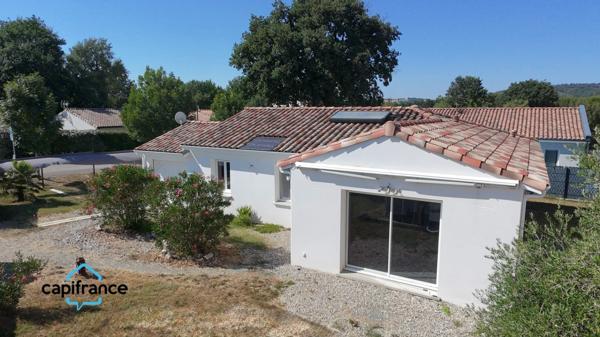 Toulouse, 20 min, Buzet sur Tarn, agréable villa de plain-pied T4 de 2017, 90 m² env + garage de 15m²