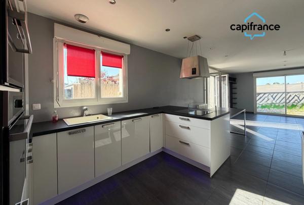 Toulouse, 20 min, Buzet sur Tarn, agréable villa de plain-pied T4 de 2017, 90 m² env + garage de 15m²