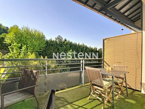 APPARTEMENT FONTAINES SUR SAONE 107 M² GARAGE DOUBLE TERRASSE VUE SAONE DERNIER ÉTAGE