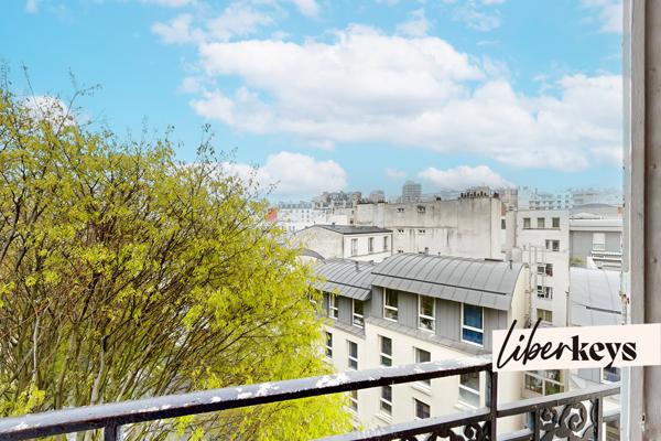 Studio avec vue dégagée – 21 m2 – Calme et lumineux – Optimisé – Père Lachaise/Gambetta 