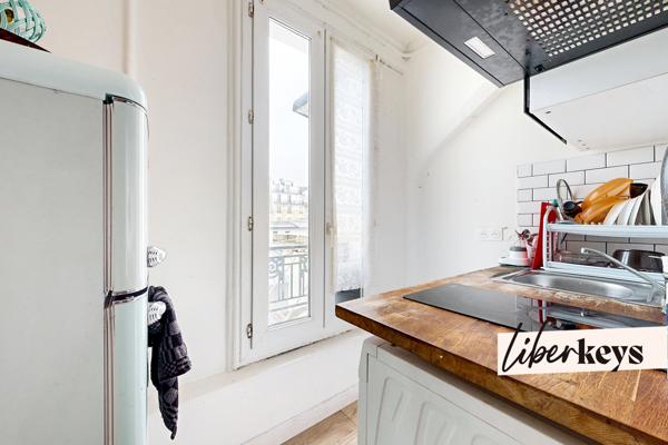 Studio avec vue dégagée – 21 m2 – Calme et lumineux – Optimisé – Père Lachaise/Gambetta 