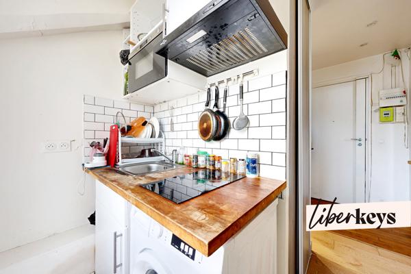 Studio avec vue dégagée – 21 m2 – Calme et lumineux – Optimisé – Père Lachaise/Gambetta 