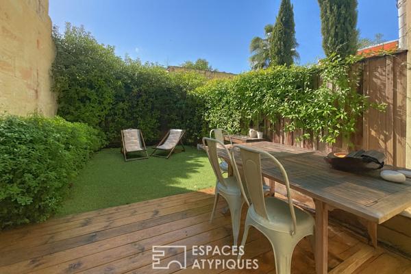Studio rénové avec jardin quartier Bastide