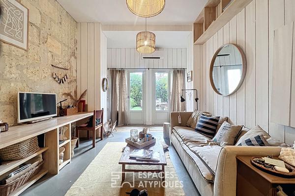 Studio rénové avec jardin quartier Bastide