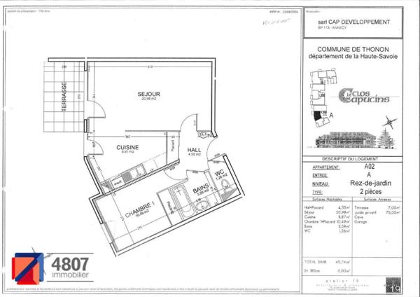 Appartement à louer à Thonon-les-Bains (74200)