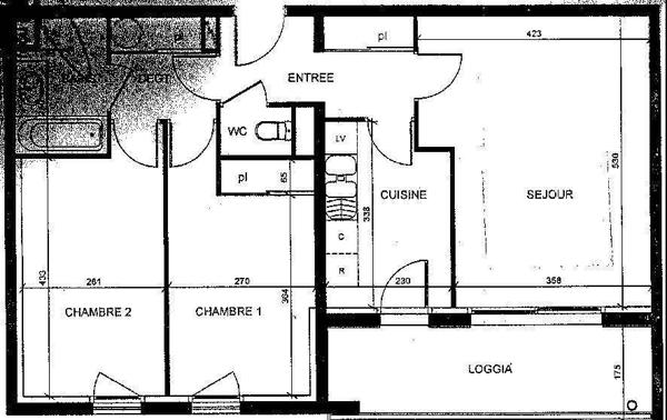 Appartement 3 pièces - 44230 Saint-Sébastien-sur-Loire