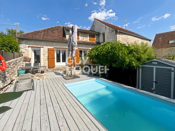 Maison Briarde avec Piscine et Beaux Volumes