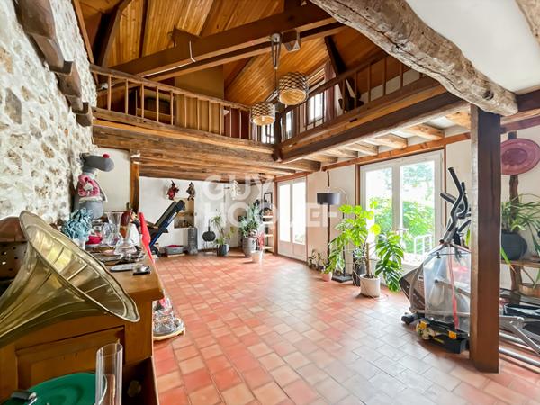 Maison Briarde avec Piscine et Beaux Volumes