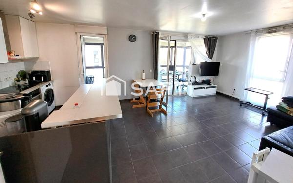 appartement de 91m2 situé dans l'écoquartier de Montévrain