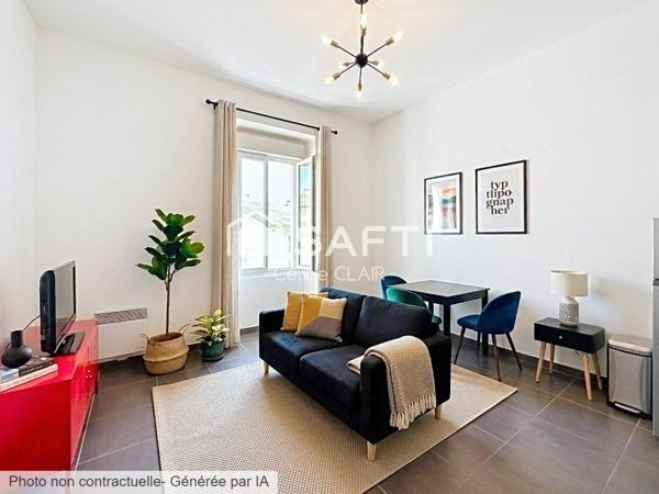 Appartement de T2 vendu loué