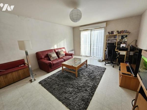 NANTES PONT DU CENS, Appartement 2 chambres, balcon, garage