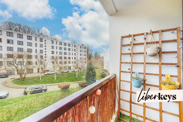 Appartement traversant 3 pièces de 54m² avec balcon | Résidence de la Sablotte | Marly-le-roi