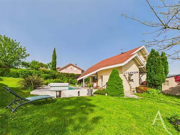 RUMILLY - Maison Familiale 4 chambres - Sous sol - Calme - Vue montagne - Piscine