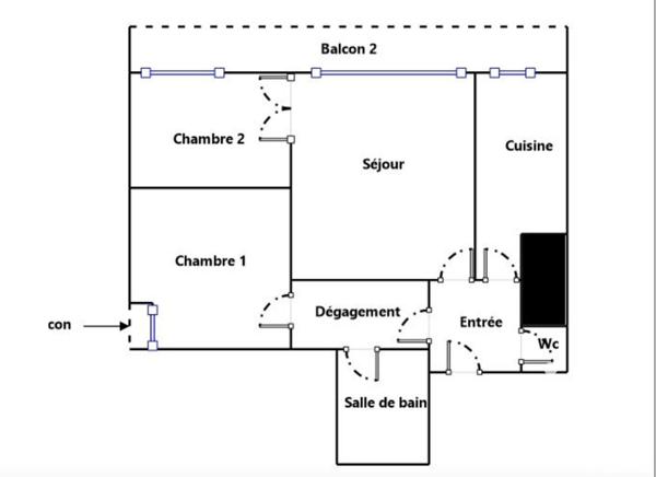 Appartement 3 pièces de 63 m² à Boussy-Saint-Antoine (91800)