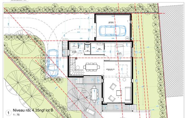 Terrain Gujan Mestras 550 m2 avec permis accordé