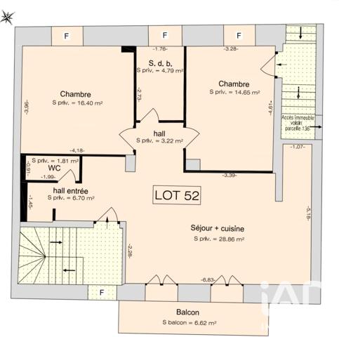 Appartement à vendre 3 pièces 76 m² Sciez