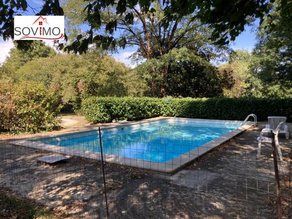 BELLE PROPRIÉTÉ DE CARACTÈRE À RESTAURER AVEC PARC ET PISCINE SUR 6428 M2