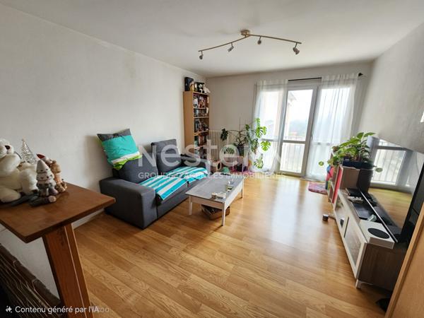 Toulouse Rangueil 31400 à deux pas des Facultés , Agréable T3 de 56.45m² très bien agencé , avec petit balcon, cave et place de parking