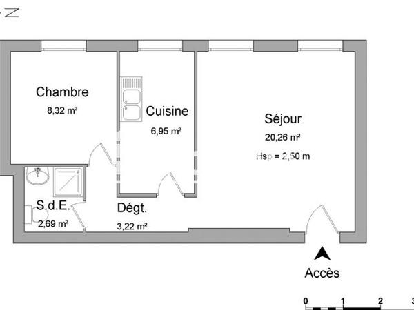 Location Appartement 2 pièces 41.44 m² - 14 RUE DE VENISE Castres 81100
