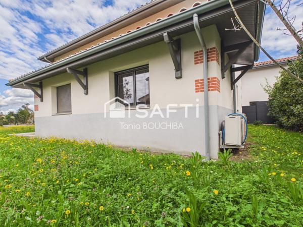 Maison récente 5 chambres, jardin, DPE A