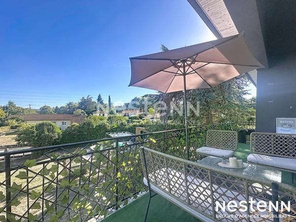 A vendre Maison Masseube 4 chambres 145.5 m2 avec piscine, salle de sport, garage, terrain arboré et cloturé