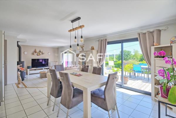 Maison 6 pièces avec sous-sol complet et superbe jardin