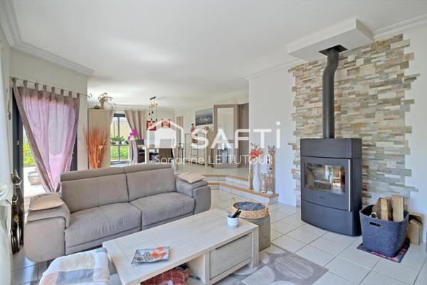 Maison 6 pièces avec sous-sol complet et superbe jardin