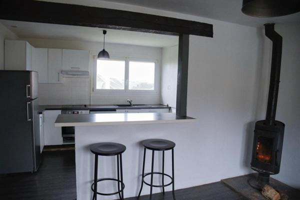 Maison individuelle de plain-pied 83 m2 - 3 chambres- 450 m2 Terrain-sous-sol total- 78270 Bonnières-sur-Seine