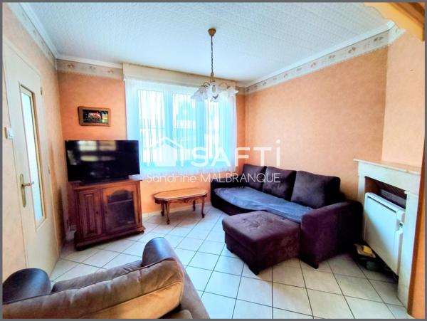 Maison 3 chambres garage cave