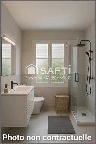 Maison 3 chambres garage cave