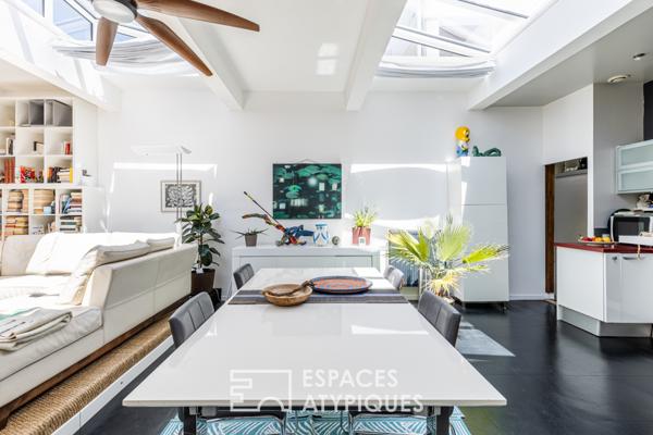 Loft en centre-ville dans une ancienne imprimerie