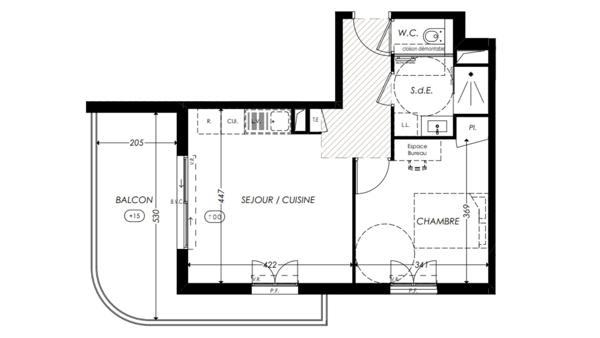 Appartement à vendre 2 pièces 41 m² Antibes