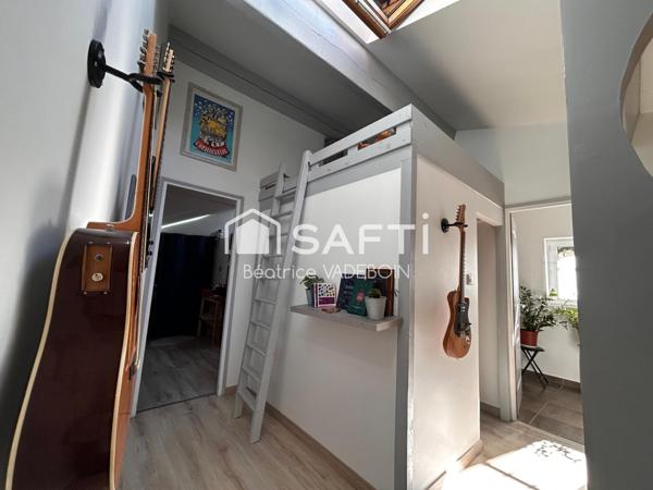 Charmant duplex avec terrasse verdoyante à MONTELIMAR