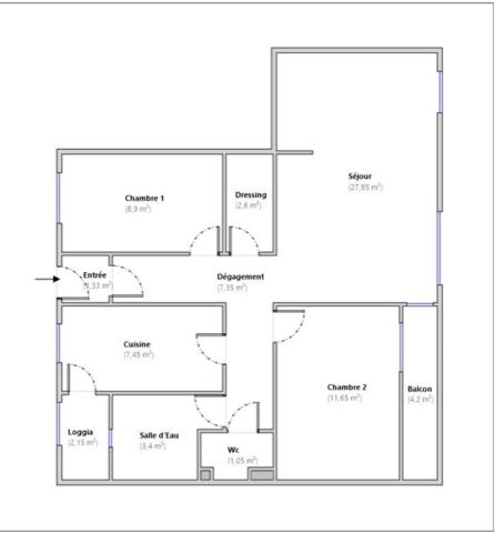 Pennes-Mirabeau (13170) Appartement Type 4 plein sud +cave