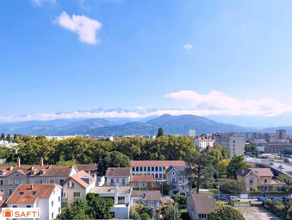 Appartement 2 pièces 37m² - 8ième étage lumineux avec balcon et vue dégagée