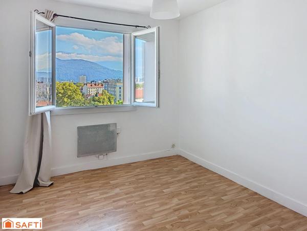 Appartement 2 pièces 37m² - 8ième étage lumineux avec balcon et vue dégagée