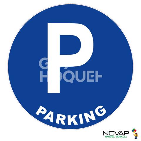 Place de parking boxée