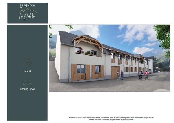 Appartement F2 à vendre  2 pièces - 46,89 m2 CAUTERETS - 65