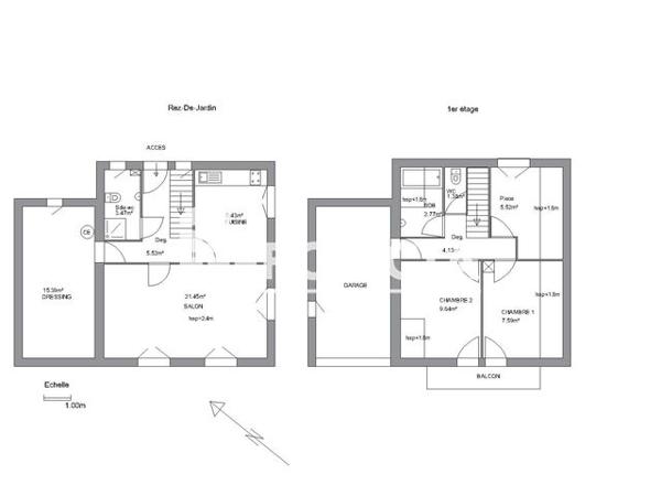 Location Maison 4 pièces 86.29 m² - 10 LOTISSEMENT CHAMP GUY Puy St Andre 05100