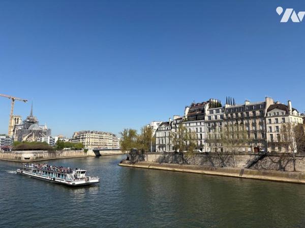 VIAGER OCCUPE jusqu'au 30 juin 2033 maximum - ILE SAINT LOUIS - Vues exceptionnelles