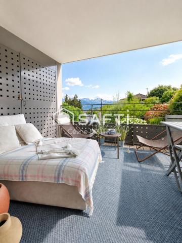 T3 lumineux, deux extérieurs & vue montagnes