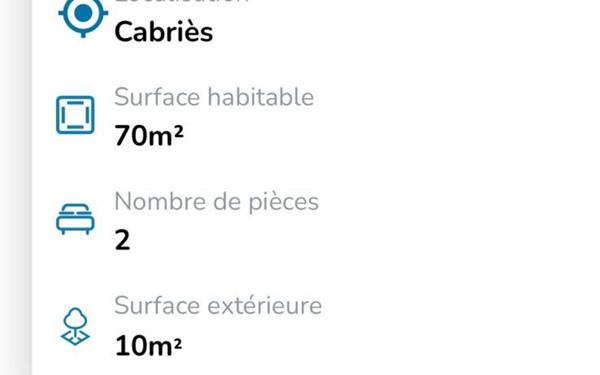 Appartement à vendre    3 pièces • 68,22 m2 Cabriès