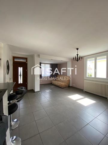 Maison T4 avec rez-de-jardin et jardin CHATEAUROUX