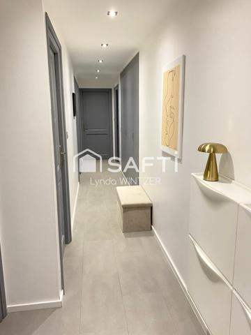 A Colmar St Joseph, au calme dans une impasse, bel Appartement de 3 pièces avec balcon, cave, garage, place de parking